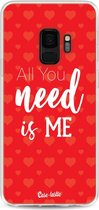Casetastic Samsung Galaxy S9 Hoesje - Softcover Hoesje met Design - All you need is me Print