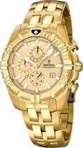 Festina Chrono Sport Horloge - Festina heren horloge - Goud - diameter 43 mm - goud gecoat roestvrij staal