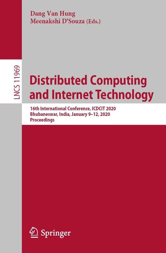 Springer Nature Proceedings Computer Science - Distributed C ... - cover