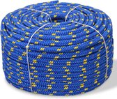 Boot touw 10 mm 50 m polypropyleen blauw