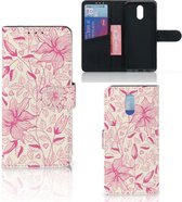 Nokia 2.3 Hoesje Pink Flowers