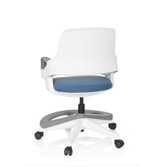 hjh OFFICE KID Flex - Chaise de bureau enfant - Bleu gris - Tissu