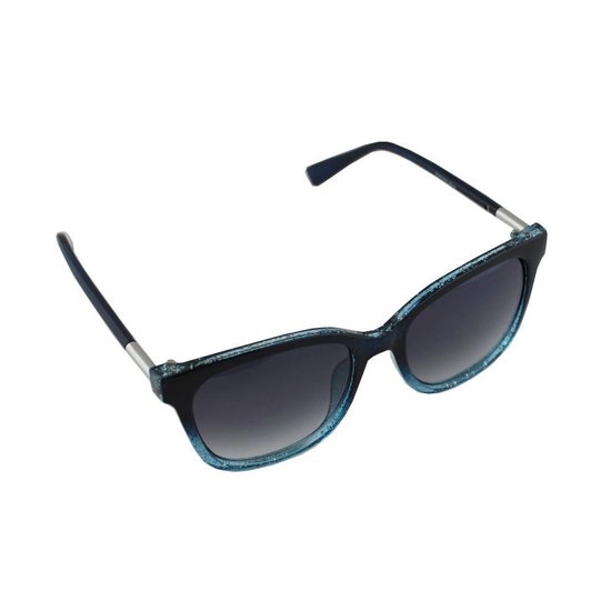 Visionmania Zonnebrillen Dames Wayfarer - Glitter Blauw | bol.com
