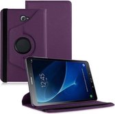 Case2go - Tablet hoes geschikt voor Samsung Galaxy Tab A 10.1 (2016/2018) draaibare hoes Paars