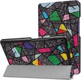 Lenovo Tab 4 8.0 Plus hoes - Tri-Fold Book Case - Retro