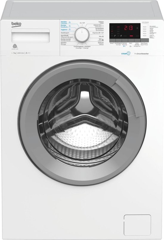 Wasmachine: Beko WTV7724XSS - Wasmachine, van het merk Beko