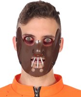 ATOSA - Kannibaal half masker voor volwassenen - Maskers > Halbmasken
