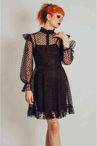 Jawbreaker Skater jurk -L- Don't Mesh With My Heart Zwart