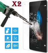 1 + 1 Gratis Huawei P7 glazen Screenprotector Tempered Glass  (0.3mm) - Ntech
