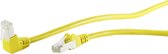 S/FTP CAT6 Gigabit netwerkkabel haaks/recht / geel - 15 meter