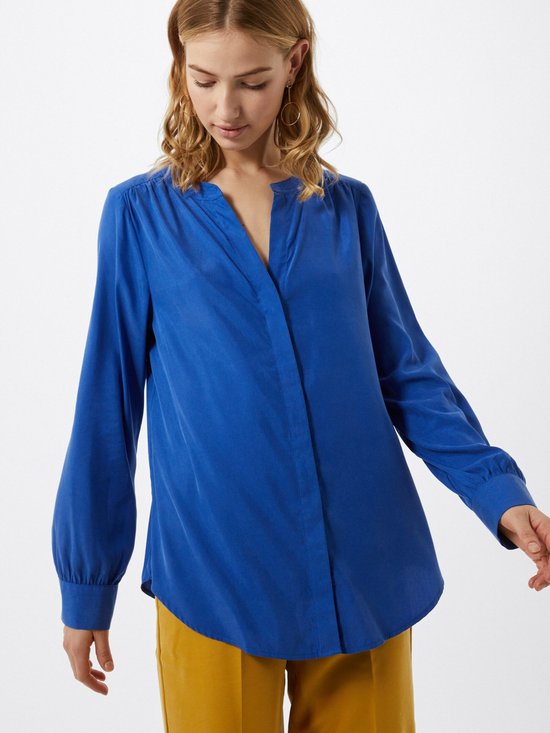 ontploffen Geroosterd Medisch wangedrag S.oliver blouse Royal Blue/koningsblauw-36 (s) | bol.com