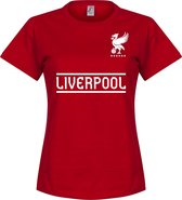 Liverpool Team T-Shirt - Rood - Dames - L