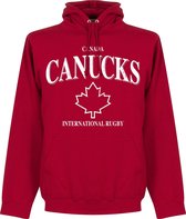 Canada Rugby Hoodie - Rood - S