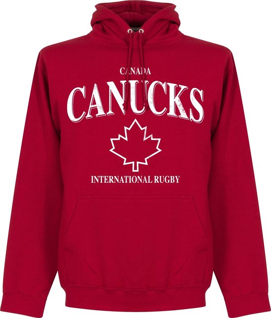 Canada Rugby Hoodie - Rood - S