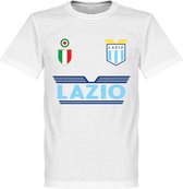 Lazio Roma Team T-Shirt - Wit - XXXL