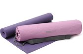 Yoga-Set Starter Edition (Yoga mat + yoga zak) aubergine Fitnessmat YOGISTAR