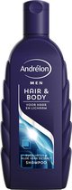 Andrelon Shampoo Men – Hair & Body - 6 stuks