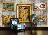 Paintings Art Luxury Wooden Wall Photo Wallcovering