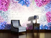 Flowers Vintage Photo Wallcovering