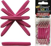 Ulace elastieke veters Hot Pink voor sneakers met 6 gaatjes