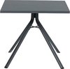 Garden Impressions - Rimini tuintafel - 80x80 - aluminium - carbon black