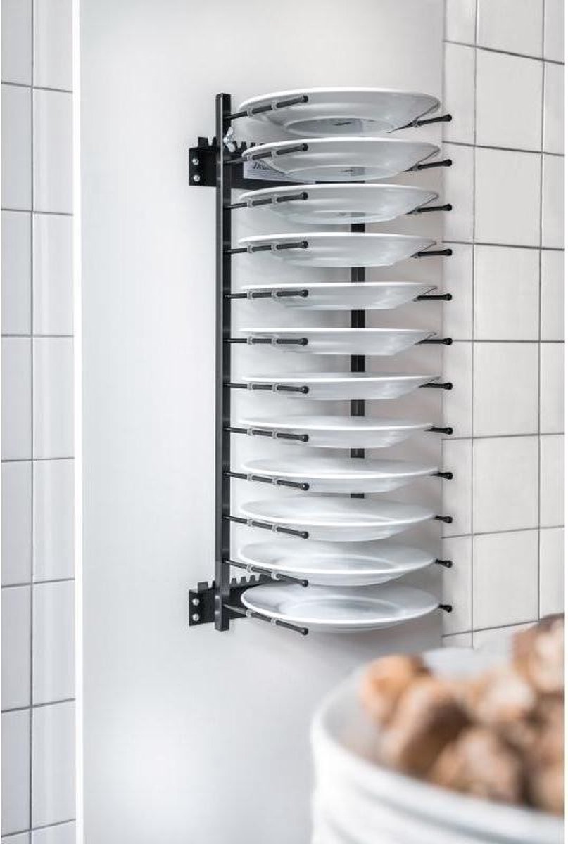 Jackstack muurmodel bordenrek 12 borden