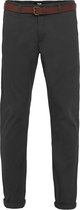 WE Fashion Heren effen slim tapered chino - Maat W40 X L32