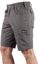 STØRVIK Ron Ripstop Korte Werkbroek Heren - Ademend Werkshort - Lichtgewicht Werkbermuda - Werk Short - Maat XL - Antraciet Grijs