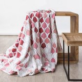 Luxe bed_deken_Brulo_Polyester_sprei _Roze_200 x 220 cm