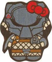 Predator Kitty Superhero and Villains Geborduurde Cosplay patch embleem met klittenband