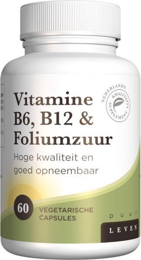 bol.com | Vitamine B6, B12 & Foliumzuur Voor De Aanstaande Ouder - 60  Plantcapsules - PerfectBody.nl