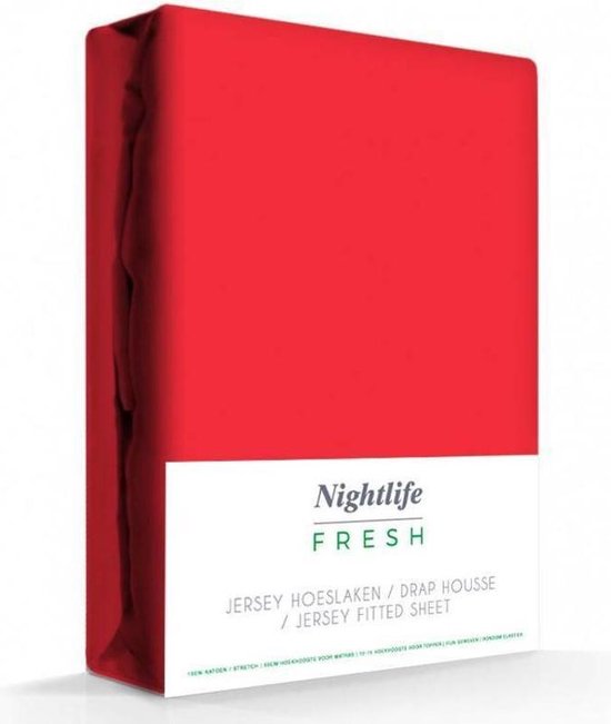 Nightlife Concept Jersey hoeslaken 150 gram + - 100% Katoen (stretch)