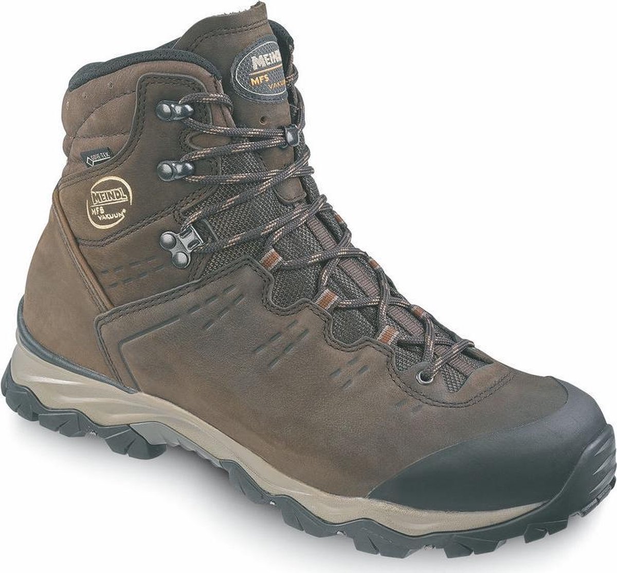 Meindl Vakuum Men fit II schmal Dunkelbraun Schoenen Wandelschoenen Halfhoge schoenen Bruin