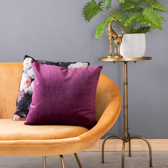 Clayre & Eef Table d'appoint Ø 40x81 cm Couleur or Métal