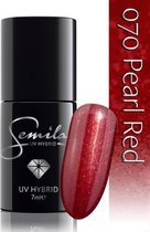 070 UV Hybrid Semilac Pearl Red 7 ml.