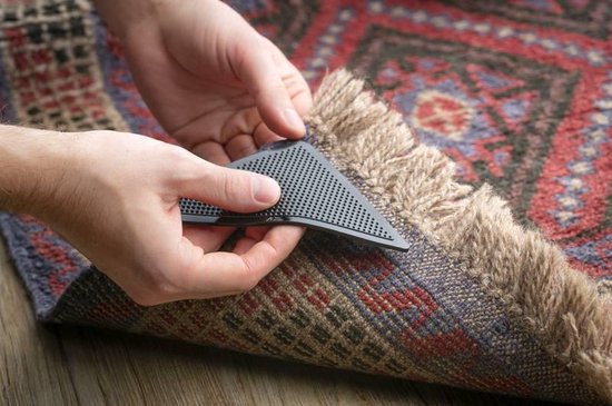 Anti-slip hoekjes voor tapijt of vloerkleed 4 stuks | bol.com