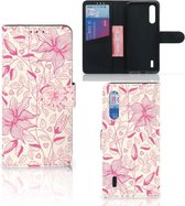 Xiaomi Mi 9 Lite Hoesje Pink Flowers