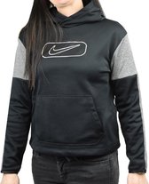 Nike Therma Hoodie Junior BV3114-010, Vrouwen, Zwart, Sporttrui casual maat: L EU