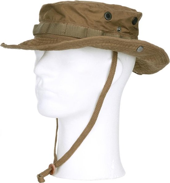 101 INC - Bush hat with memory wire (kleur: Wolf brown / maat: S)