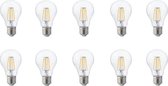 LED Lamp 10 Pack - Filament - E27 Fitting - 8W - Natuurlijk Wit 4200K - BES LED