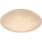 LED Plafondlamp - Trion Ster - 27W - Aanpasbare Kleur - Dimbaar - Afstandsbediening - Sterlicht - Rond - Mat Wit - Kunststof - BES LED