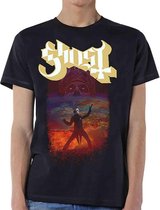 Ghost Heren Tshirt -S- EU Admat Zwart