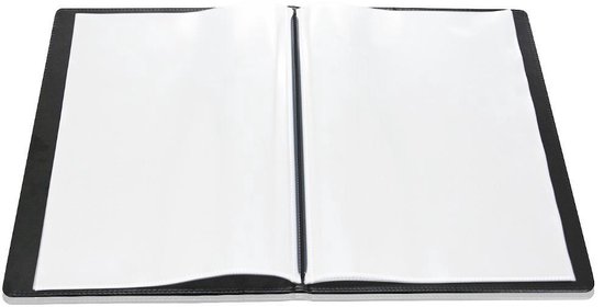 Willen nietig Dronken worden Goodline® - Portfoliomap / Showalbum voor 40 Pagina's (A4) - Zwart | bol.com