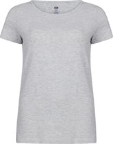 WE Fashion Dames T-shirt van biologisch katoen - Maat M