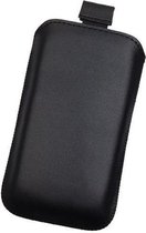 Pearlycase Lederlook Flip Case hoesje Zwart voor Samsung Galang Galaxy A10