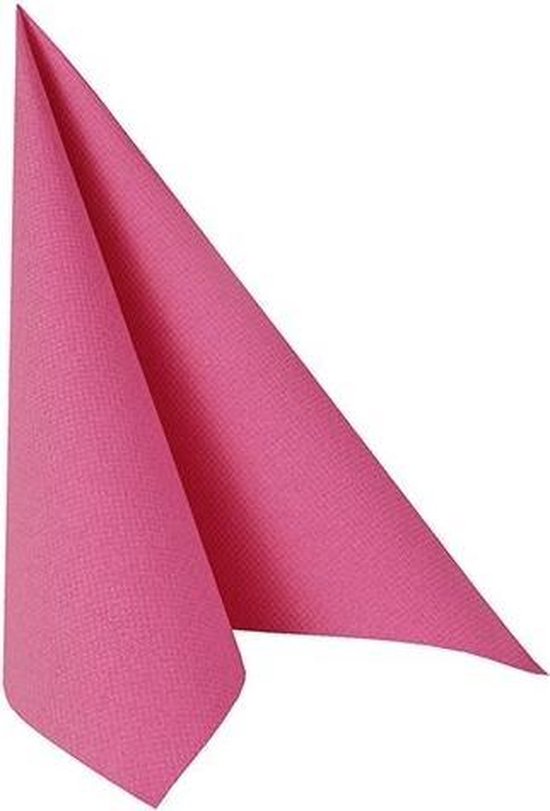 Servetten Airlaid Linen Line 40x40cm zwart
