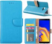 FONU Boekmodel Hoesje Samsung Galaxy J4+ (SM-J415) - Turquoise