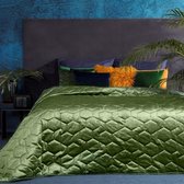 Beddensprei_sprei_kleur_Olijf_170X210cm_100% POLYESTER_