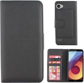 Wallet Case PU voor LG Q6 in Zwart