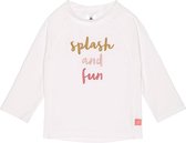 Lässig Splash & Fun Lange mouw Rashguard UV zwemshirt – White pink maat 74/80  7-12 maanden